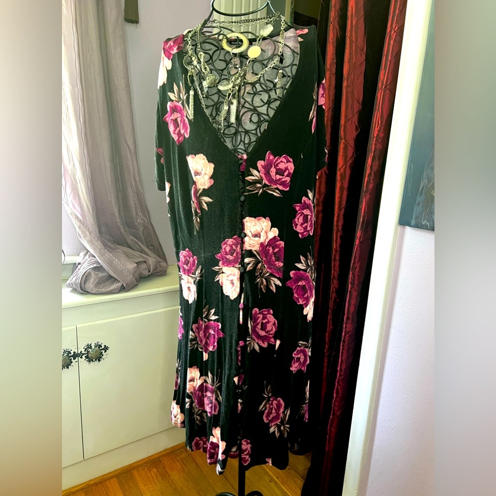 Charlotte Russe Button Down Floral Dress